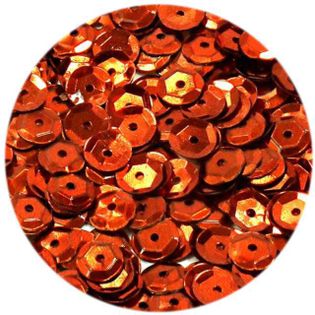 Cekiny "Classic Metalic", pomarańczowe, 6 mm, 15 g, DekoracjePolska
