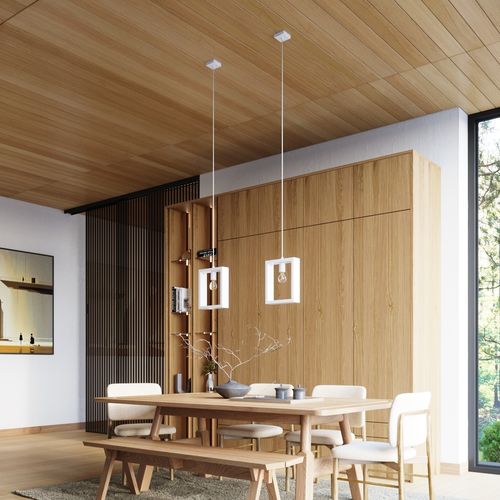 Lampa wisząca ARIES biała na Arena.pl