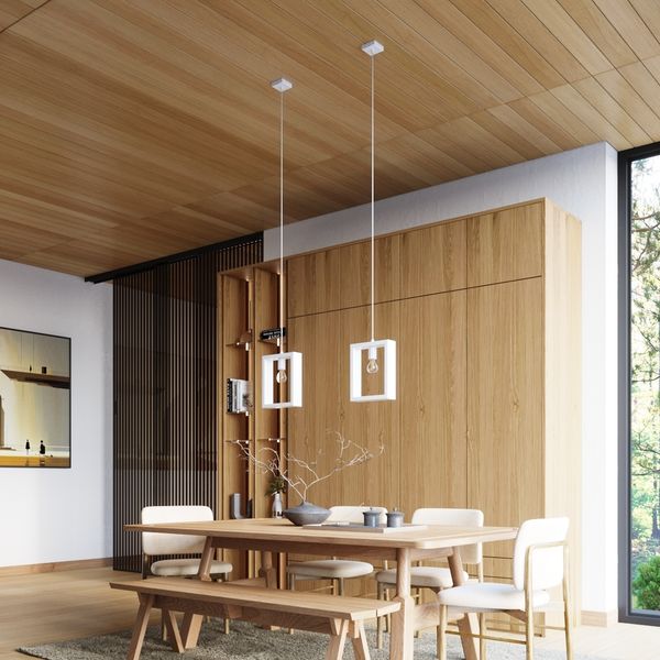 Lampa wisząca ARIES biała zdjęcie 14