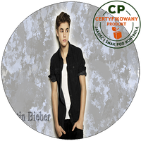 Opłatek na tort Justin Bieber - dla fana