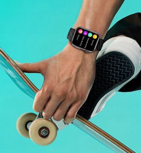 ZEGAREK SMARTWATCH POMIAR CUKRU EKG POLSKIE MENU CIŚNIENIOMIERZ PULS TLEN na Arena.pl