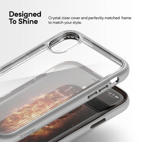 Caseology Skyfall - Etui do iPhone XR (srebrne) na Arena.pl