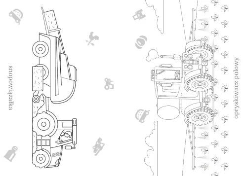 Maluszkowe Malowanie. Pojazdy Na Wsi na Arena.pl