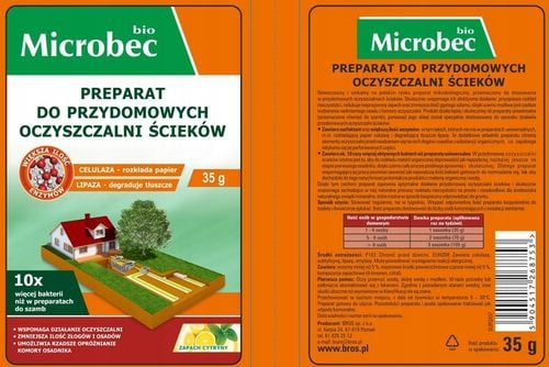 MICROBEC BIO Aktywator do przydomowych oczyszczalni ścieków 35g x 18 na Arena.pl