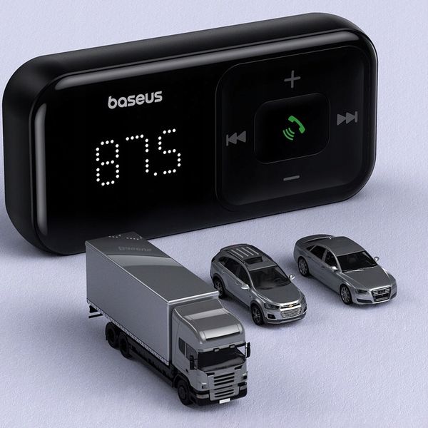 BASEUS TRANSMITER FM BLUETOOTH ŁADOWARKA SAMOCHODOWA 2x USB AUX SD zdjęcie 3