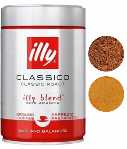 Illy Classico Espresso kawa mielona arabica średnio palona 250g na Arena.pl