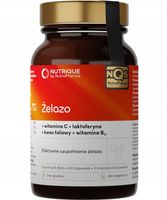 Suplement diety - Żelazo - 60 kapsułek - Nutrique