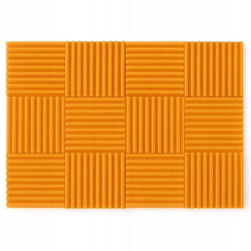 PIANKA MATA GĄBKA AKUSTYCZNA 3 m2 - wygłuszanie pomieszczeń - Pomarańczowy na Arena.pl