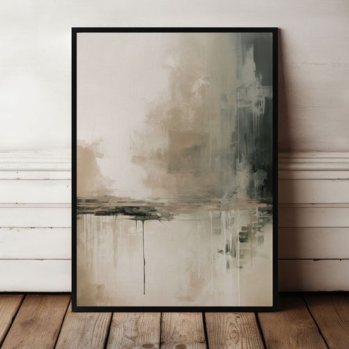 Plakat obrazy abstrakcyjne w ramie 21x30 cm w czarnej ramie na Arena.pl