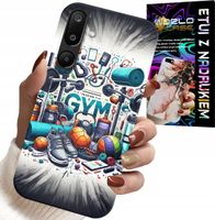 ETUI DO SAMSUNG GALAXY M16 5G - SIŁOWNIA GYM FITNESS SPORT CASE + SZKŁO