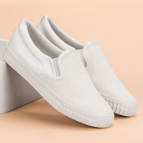 Białe Trampki Slip On r.40 na Arena.pl
