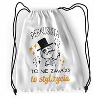 Plecak Sportowy Szkolny Perkusisty Worek Torba Z Nadrukiem Ze Zdjęciem