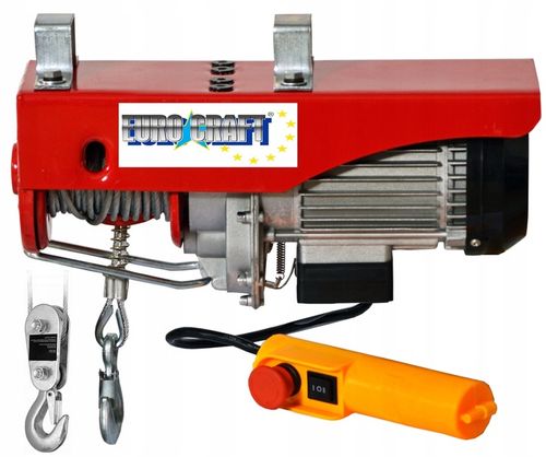 WYCIĄGARKA ELEKTRYCZNA WCIĄGARKA 800KG 2000W LINOW SUWNICA STEROWANA HJ207 na Arena.pl