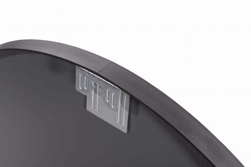 Lustro 70cm czarna rama zdjęcie 4