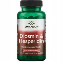SWANSON Diosmin 500mg & Hesperidin 100mg 60 kaps ŻYLAKI Krążenie HEMOROIDY