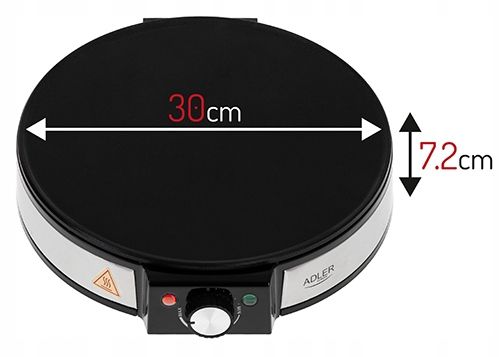 ELEKTRYCZNA NALEŚNIKARKA PATELNIA 1600W+ AKCESORIA zdjęcie 2