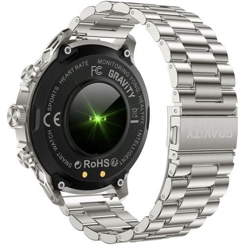 smartwatch gravity srebrny pasek + bransoleta gt41-3 na Arena.pl