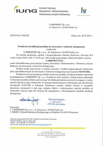 Ściółka z węgla brunatnego CARBOMAT ECO 20 L (pH 4,5 - 5,0) na Arena.pl