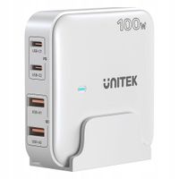 Ladowarka Unitek Ładowarka biurkowa GaN 100W 2x USB-A 2x USB-C