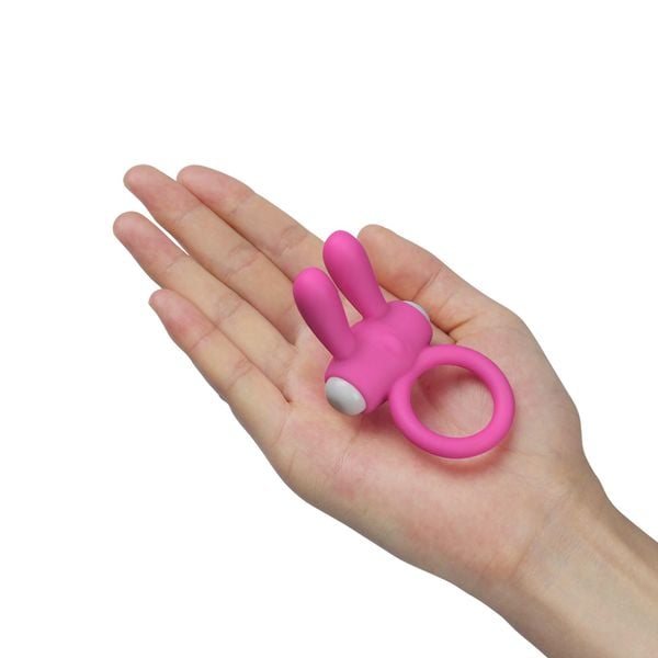 Power Clit Silicone Cockring Pink zdjęcie 7