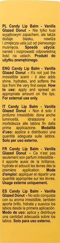 FLUFF CANDY LIP BALM BALSAM DO UST VANILLA GLAZED DONUT 12 ML na Arena.pl
