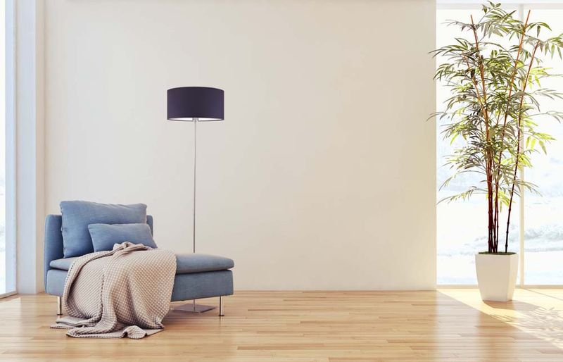 Czarna lampa podłogowa do salonu SOFIA zdjęcie 5