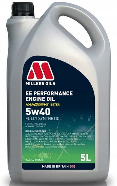 Millers Oils EE Performance 5W40 5L zdjęcie 1