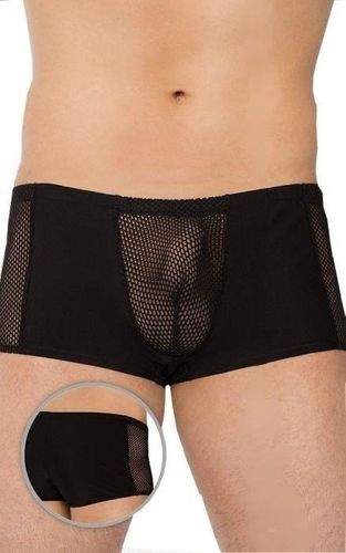 Czarne szorty męskie prześwitujące SoftLine 4515 XL na Arena.pl