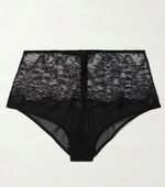 KIKI DE MONTPARNASSE la follie lace galloon high waisted panty S