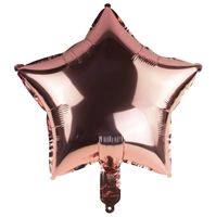 tg66234-3 balon foliowy gwiazdka róż urodziny gwiazda na hel