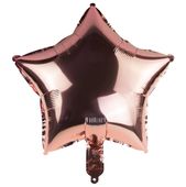tg66234-3 balon foliowy gwiazdka róż urodziny gwiazda na hel