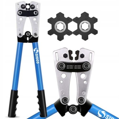 ZACISKARKA KOŃCÓWEK KABLI PRZEWODÓW PRASKA TULEJKI 390 mm 6-50mm2 na Arena.pl