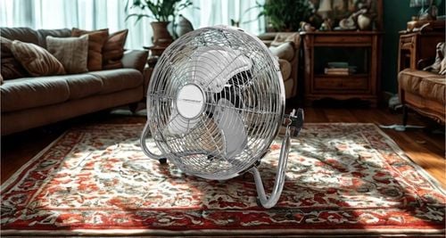 CYRKULATOR POWIETRZA WENTYLATOR przemysłowy WIATRAK podłogowy 50W na Arena.pl