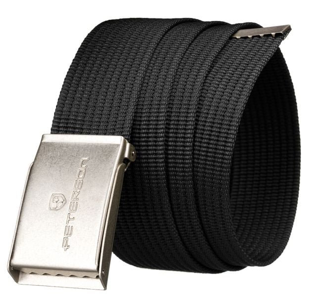 pasek parciany ptn silver-black-2 125 zdjęcie 1