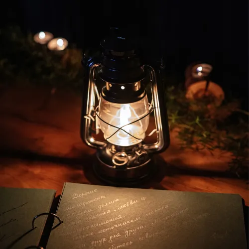 Lampa Naftowa Niebieska 24,5cm na Arena.pl