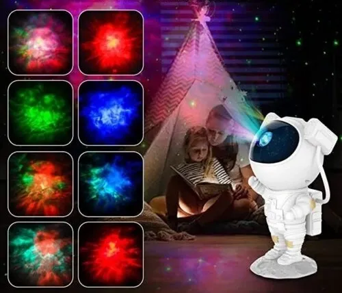 Lampka Nocna LED Projektor Rzutnik GWIAZD Nieba ASTRONAUTA Dla Dzieci PILOT na Arena.pl