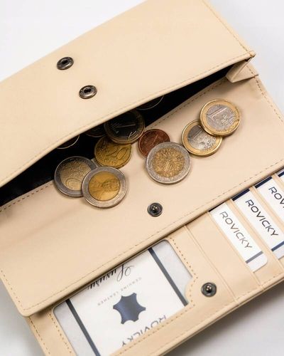 elegancki, duży portfel damski ze skóry ekologicznej - 4u cavaldi na Arena.pl