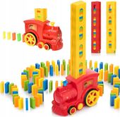 INTERAKTYWNA KOLEJKA UKŁADAJĄCA DOMINO ROZSTAWIAJĄCA KLOCKI Lokomotywa