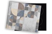 SZKLANA DESKA NA KUCHENKĘ 60x52 024A PŁYTKI