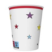 Kubeczki papierowe kolorowe gwiazdki 8szt.