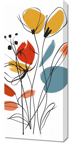 Obraz 40x90cm Ogród przy Lecie zdjęcie 1