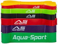 AQUA-SPORT ZESTAW 7 GUM POWERSTRECH SUPERBAND 2080mm RESISTANCE 3-209kg