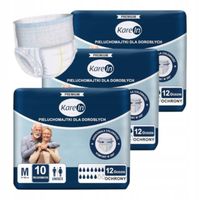 PIELUCHOMAJTKI PAMPERSY DLA DOROSŁYCH KAREIN PREMIUM M 30 SZTUK