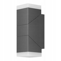 LAMPA ZEWNĘTRZNA LED PODWÓJNA 12W KINKIET ZEWNĘTRZNY OGRODOWY IP54 RUCHOMA
