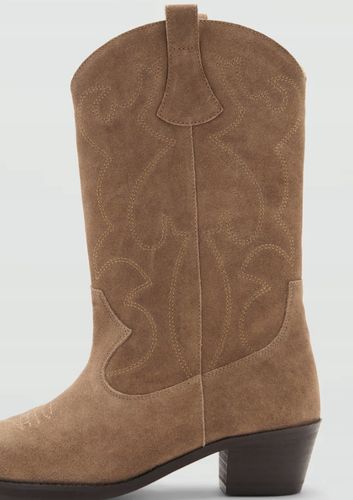 MANGO Skórzane kowbojki R36 na Arena.pl