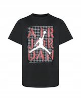Koszulka chłopięca z krótkim rękawem Jumpman Jordan Stack w kolorze czarnym