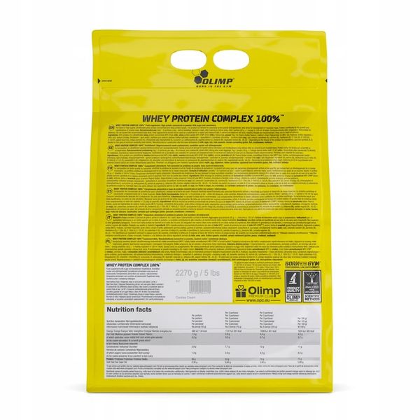 OLIMP WHEY PROTEIN COMPLEX 100% 2270g BIAŁKO WPI zdjęcie 2