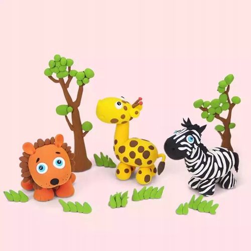 96 szt PLASTELINA MAGICZNA SENSO GLINA POLIMEROWA piankowa masa DLA DZIECI na Arena.pl