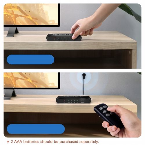 ROZDZIELACZ PRZEŁĄCZNIK SWITCH 3x HDMI 4K HDMI2.0 4K@60HZ na Arena.pl