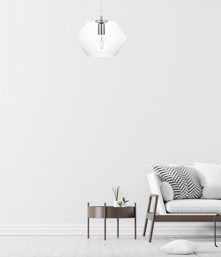 Lampa wisząca 1xE27 EVE SILVER na Arena.pl